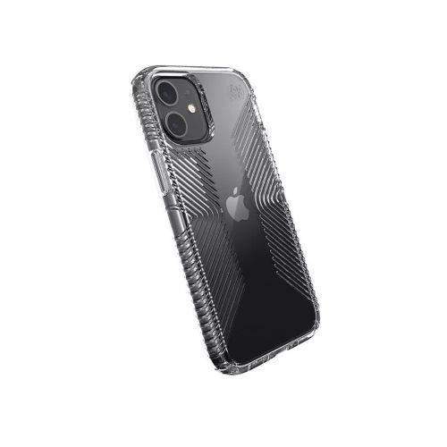 Speck Presidio Perfect Clear Grip tok - iPhone 12 Mini készülékhez, áttetsző, barázdákkal