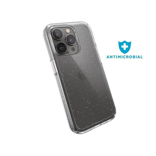 Speck GemShell Glitter tok iPhone 14 Pro készülékhez, áttetsző-csillámos