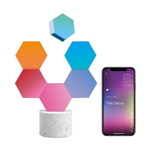 Cololight PRO Natural Stone Set - változtatható színű WiFi LED szett 6 modullal