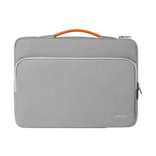tomtoc Defender A14 laptop táska - 13"-es MacBook Air (2022), 14"-es MacBook Pro (M1 2021) és iPad Pro 12.9 (2022-2018) készülékekhez, szürke