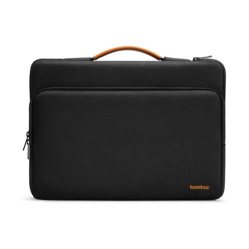 tomtoc Defender A14 laptop táska - 16"-es MacBook Pro (2023-2021) és 15"-es Surface Book 3/2 készülékekhez, fekete