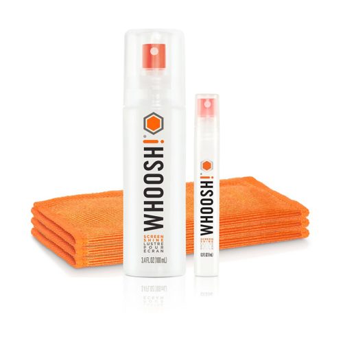 WHOOSH! Screen Shine Duo 100 + 8 ml kijelzőtisztító szett 3 db antibakteriális törlőkendővel