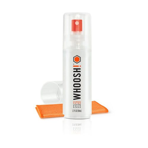 WHOOSH! Screen Shine Grab N' Go kijelzőtisztító spray (80 ml) antibakteriális törlőkendővel
